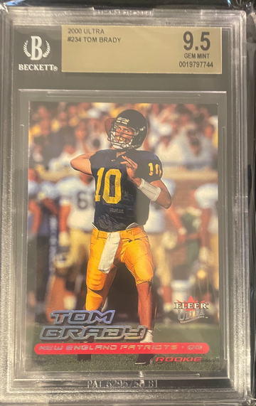 2000 Ultra Tom Brady #234 Rookie BGS Gem Mint 9.5