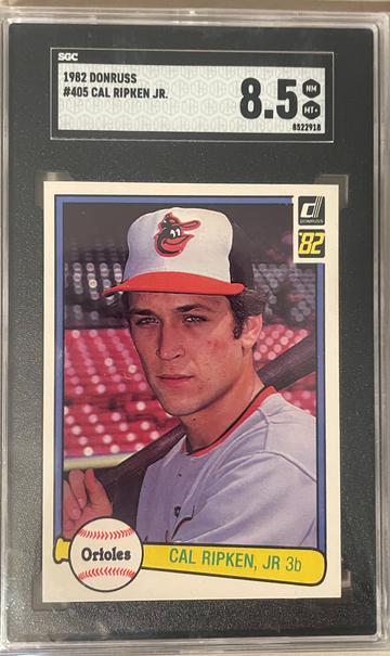1982 Donruss Cal Ripken Jr. Rookie Card SGC 8.5