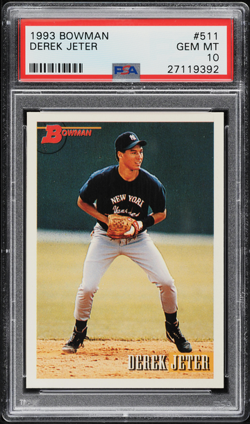 Derek Jeter 1993 Bowman #511 NY Yankees HOF RC PSA 10