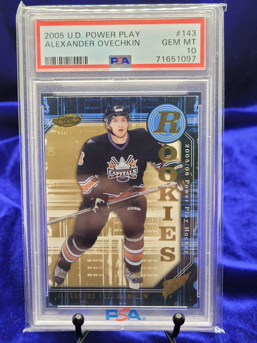 2005 UD Power Play Alexander Ovechkin Rookie PSA 10 - Tracked from Canada :)