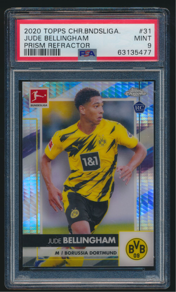 Jude Bellingham 2020-21 Topps Chrome Bundesliga #31 RC Prizm Refractor  /199 