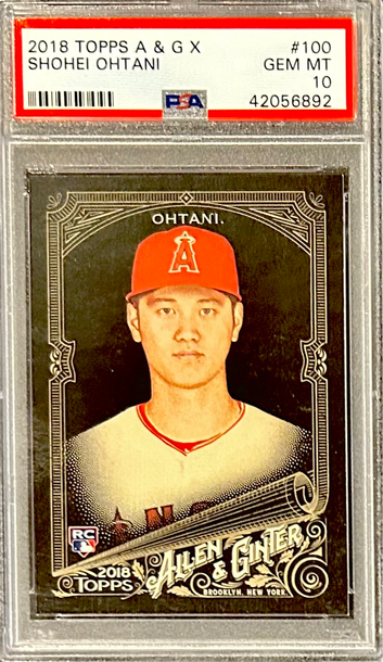 2018 Topps Rare Allen & Ginter Black X Card - PSA 10 