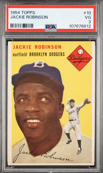 1954 Topps Jackie Robinson PSA 3 