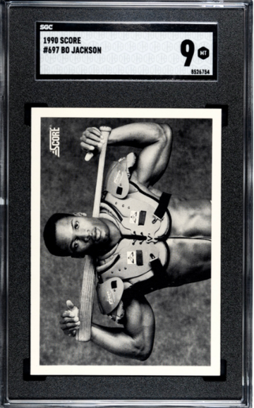 1990 Score Bo Jackson - SGC 9 - Iconic Image!
