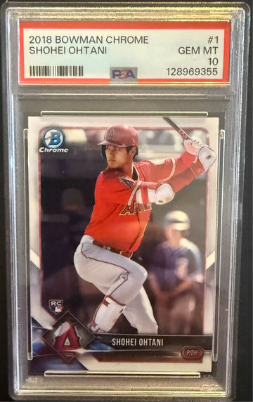 2018 Bowman Chrome Shohei Ohtani RC Rookie PSA 10 