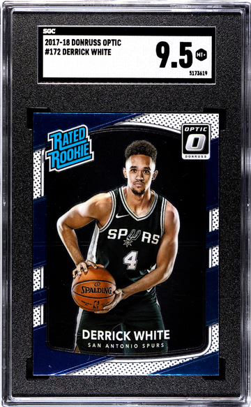 2017-18 Panini Donruss Optic Rated Rookie Derrick White #172 RC - SGC 9.5 MT + Graded! 
