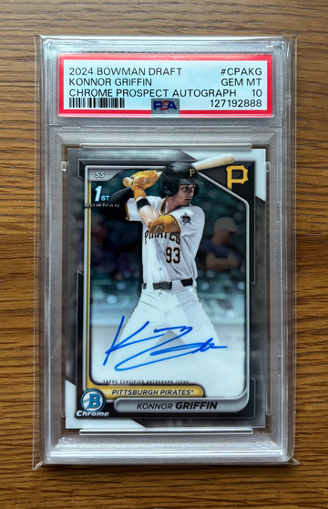 2024 Bowman Konnor Griffin Auto PSA 10
