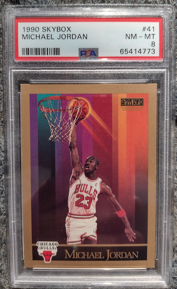 1990-91 Skybox Michael Jordan #41 PSA 8