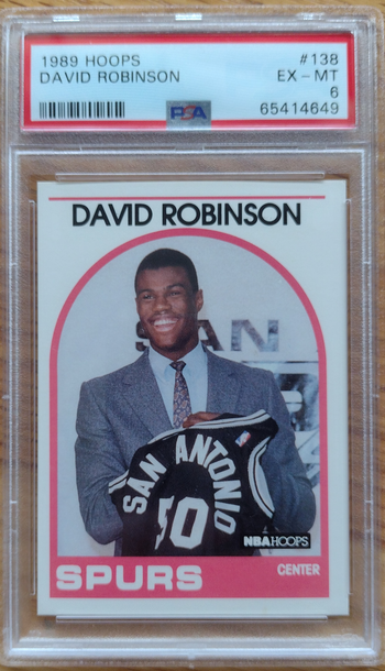 1989 Hoops David Robinson PSA 6