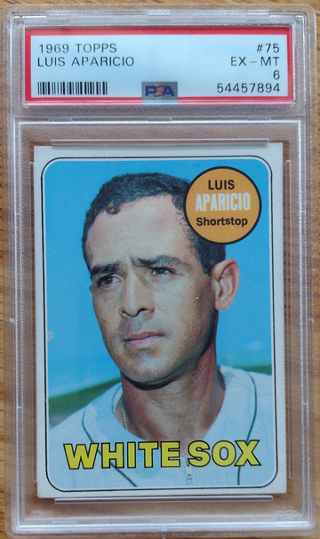 1969 Topps Luis Aparicio PSA 6