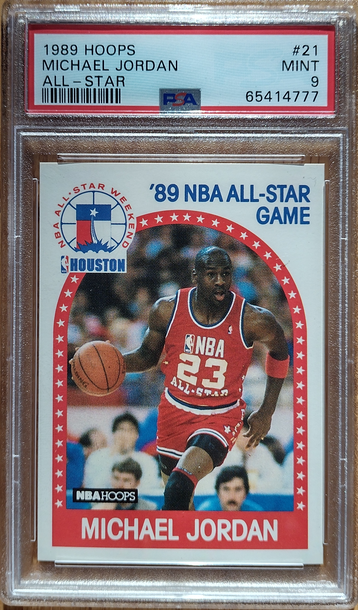 1989 Hoops Michael Jordan AS PSA 9