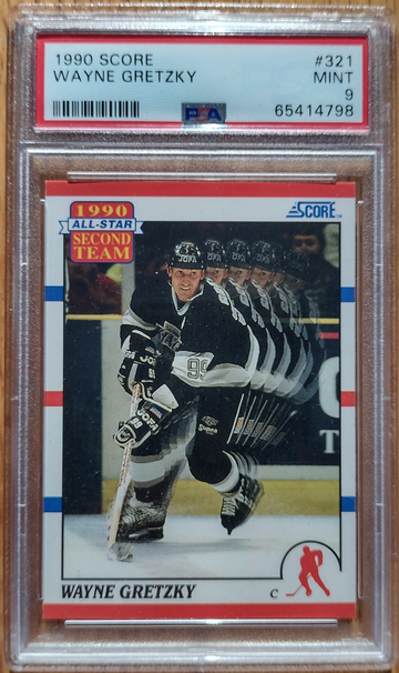 1990-91 Score Wayne Gretzky AS PSA 9
