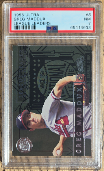 1995 Ultra Greg Madduz League Leader #8 PSA 7