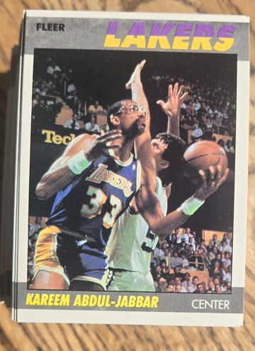 1987-88 Fleer Partial Set including Stickers