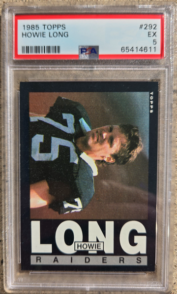 1985 Topps Howie Long PSA 5
