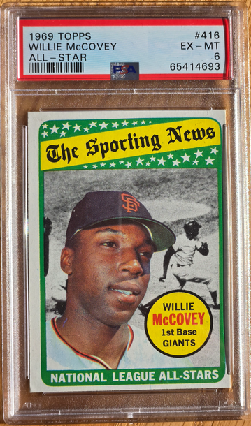 1969 Topps Willie McCovey AS PSA 6