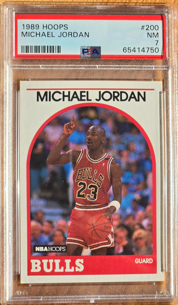 1989 Hoops Michael Jordan PSA 7