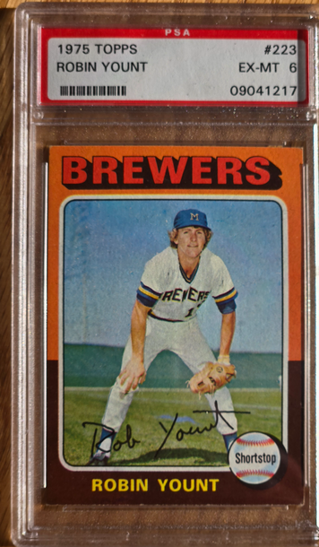1975 Topps Robin Yount PSA 6