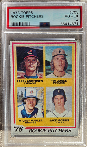 1978 Topps #703 Jack Morris PSA 4