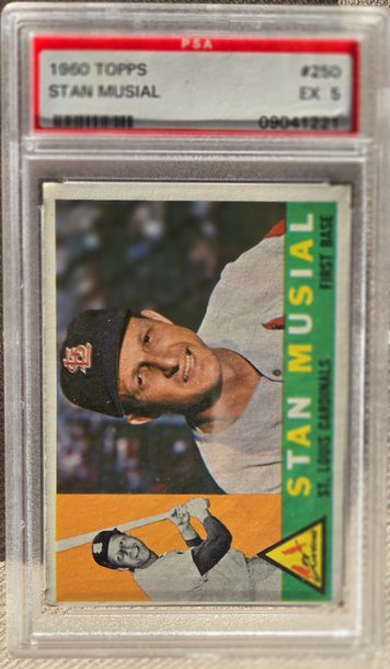 1960 Topps Stan Musial PSA 5