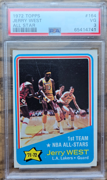 1972 Topps Jerry West All-Star PSA 3