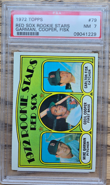 1972 Topps Carlton Fisk PSA 7