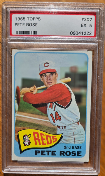 1965 Topps Pete Rose PSA 5