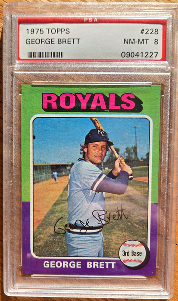 1975 Topps George Brett PSA 8