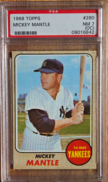 1968 Topps Mickey Mantle PSA 7 (OC)