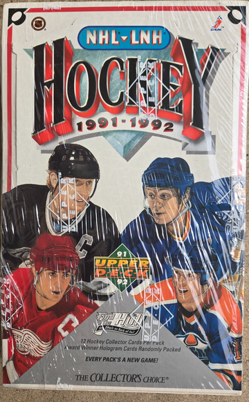 1991-92 Upper Deck Hockey Factory Sealed Box