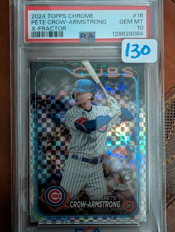 2024 Topps Chrome Xfractor Pete Crow-Armstrong  PSA 10