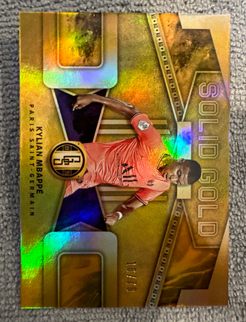 2019/20 Gold Standard Soccer Kylian Mbappe #16/79 Solid Gold No. SG-13