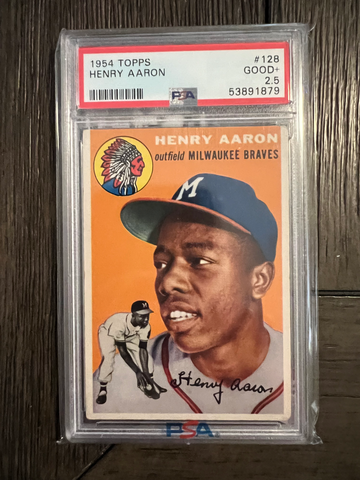1954 Topps Henry Hank Aaron RC PSA 2.5 PWCC-E