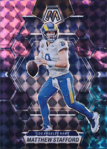 2023 Mosaic Matthew Stafford #136 Choice Nebula #1/1 SSP CASE HIT RAMS