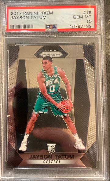 2017 Panini Prizm Jayson Tatum #16 PSA 10