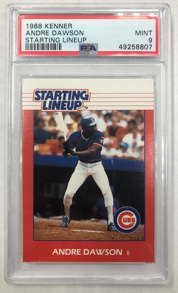 1988 Kenner Andre Dawson Starting Lineup PSA 9