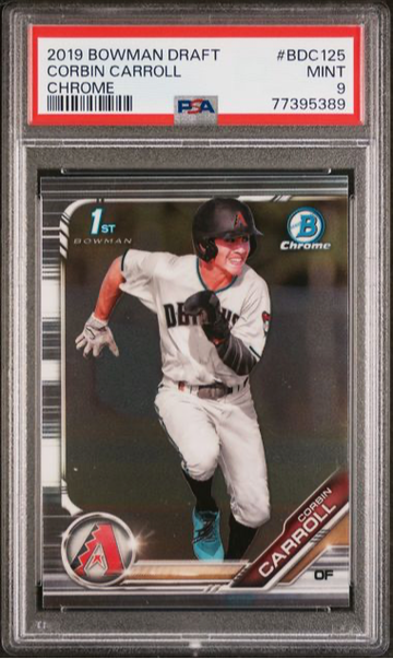 2019 Bowman Draft Corbin Carroll Chrome PSA 9