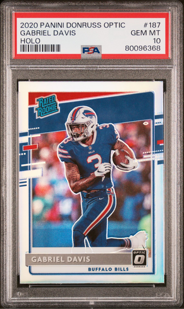 2020 Panini Donruss Optic Gabriel Davis Holo PSA 10