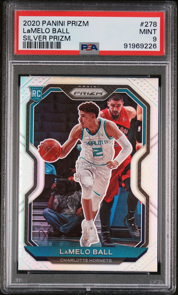 2020 Panini Prizm LaMelo Ball Silver PSA 9