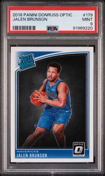2018 Panini Donruss Optic Jalen Brunson PSA 9