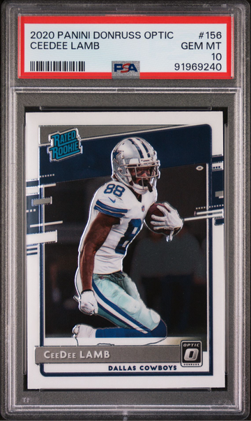 2020 Panini Donruss Optic CeeDee Lamb PSA 10 Gem Mint!