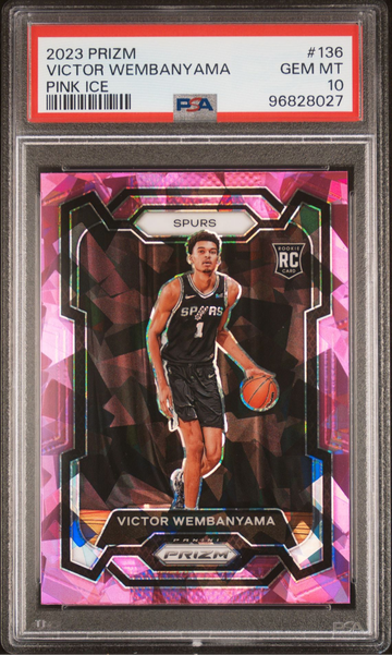 2023 Prizm Victor Wembanyama Pink Ice PSA 10