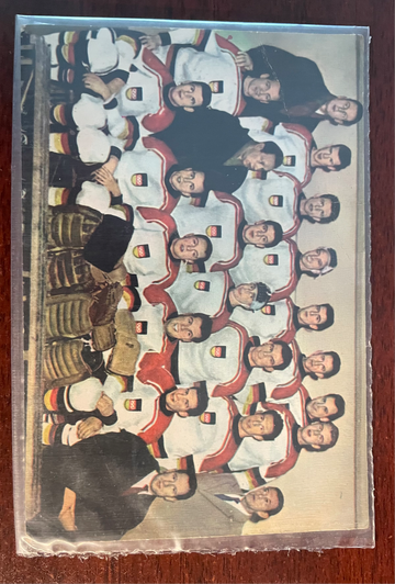 1960 Heinerle Olympia - Rare All-German National Ice Hockey Team.