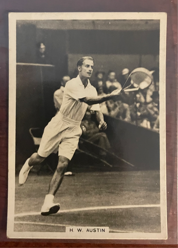 1938 Ardath Tobacco Tennis W.H. Austin Pre-War Cigarette Photo Card