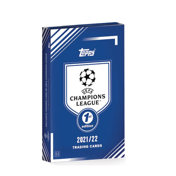 Lot of 2 2021-22 Topps UEFA Champions League Soccer 1st Edition Hobby Box