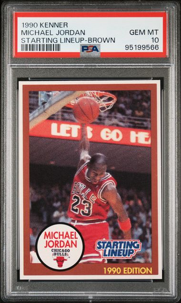 1990 Kenner Starting Lineup SLU Michael Jordan PSA 10