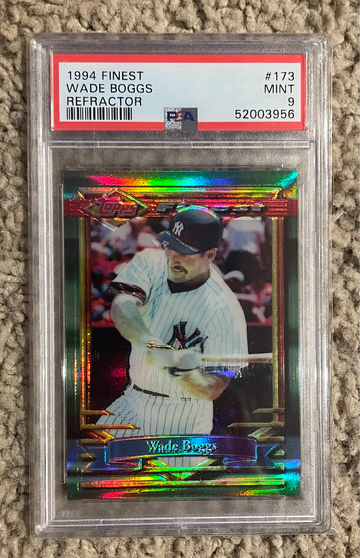 1994 Finest Refractor Wade Boggs #173 PSA 9