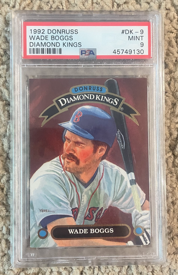 1992 Donruss Diamond Kings Wade Boggs PSA 9