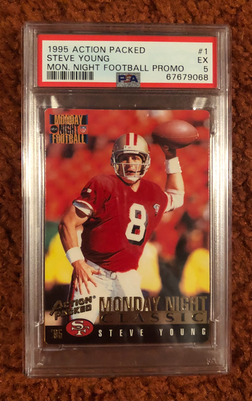 1995 Action Packed Steve Young Monday Night Football Promo PSA