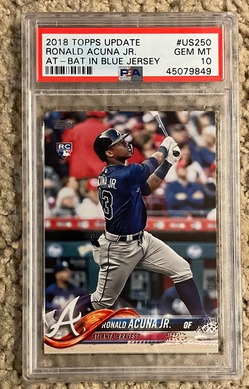 2018 Topps Update Ronald Acuna Jr. Rookie RC PSA 10